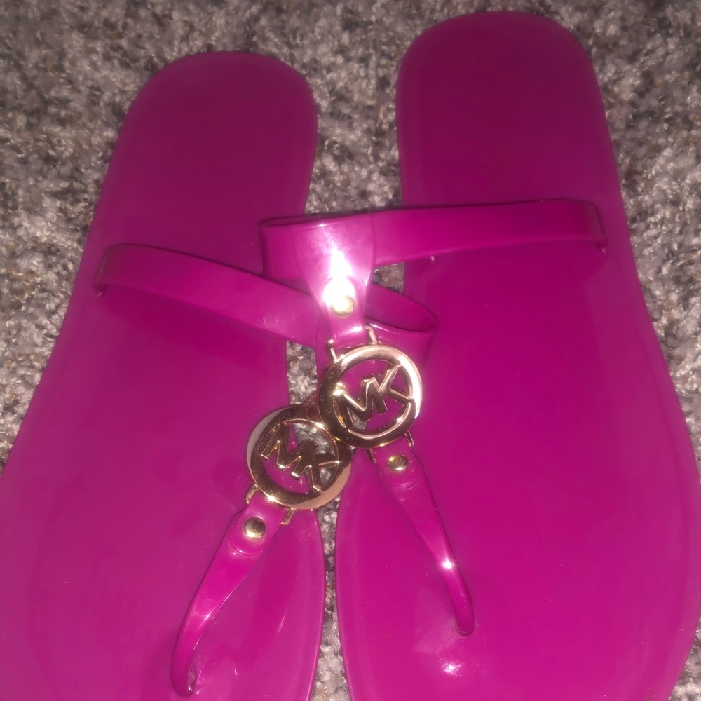 Michael Kors Magenta Pink Sandals